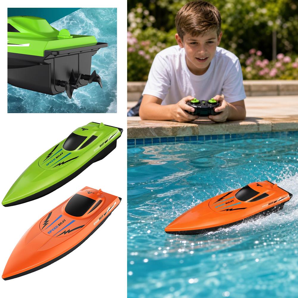 Rc Hobby Grade Boat - 2,4G RC Hochgeschwindigkeits-Rennboot Wasserdichtes Ferngesteuertes Boot