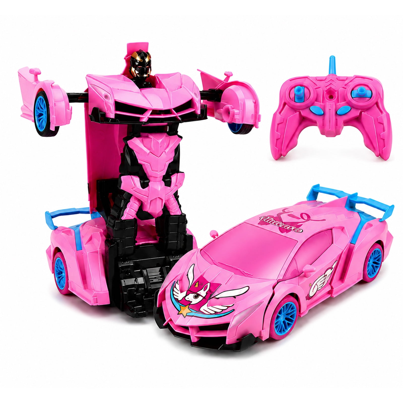 Rc Hobby Tech Bali - Einhorn RC Transformierbares Roboter-Auto 2-in-1 Ferngesteuertes