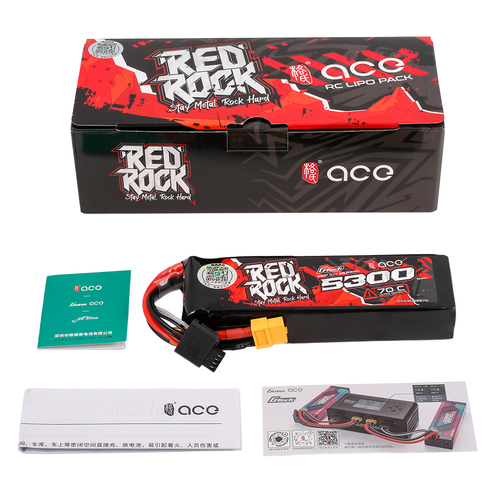 G-TECH ACE RedRock 5300 mAh 70 – Rc Hobby Tech Bewertung und Preis